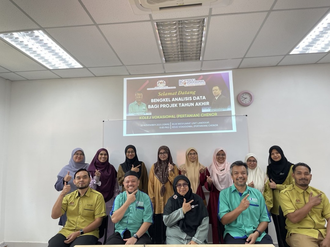 Bengkel Analisis Data Kukuhkan Kolaborasi Akademik FTKEE UMPSA–KV Chenor dalam Memperkasa TVET